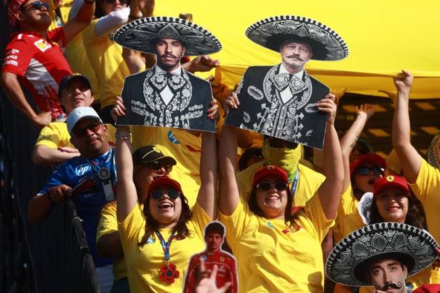 F1 Grand Prix of Mexico 2025 - Qualifying Session MEXICO CITY, MEXICO - OCTOBER 25: Supporters are seen during the qualifying session ahead of the F1 Grand Prix of Mexico, at Autodromo Hermanos Rodriguez, in Mexico City, Mexico on October 25, 2025. Daniel Cardenas Anadolu Mexico City Mexico. Editorial use only. Please get in touch for any other usage.  Copyright: x2025xAnadoluxDanielxCardenasx