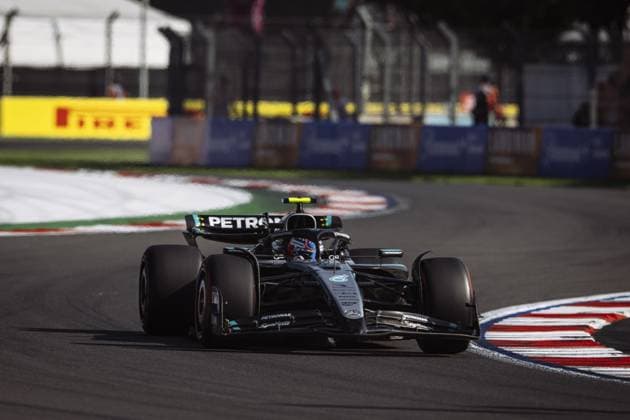 Kimi Antonelli driving Mercedes-AMG F1 W16 E Performance during qualifying ahead of the F1 Grand Prix of Mexico at Autodromo Hermanos Rodriguez on October 25, 2025 in Mexico City, Mexico. Copyright: xRichardxCallis SPPx Sportspressphoto_SPR51460