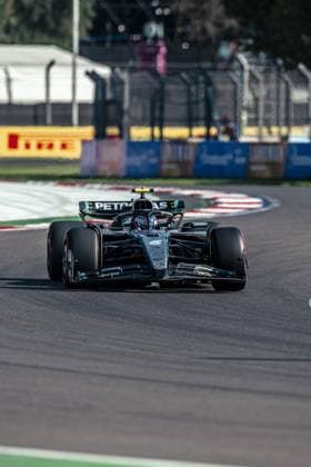 Kimi Antonelli driving Mercedes-AMG F1 W16 E Performance during qualifying ahead of the F1 Grand Prix of Mexico at Autodromo Hermanos Rodriguez on October 25, 2025 in Mexico City, Mexico. Copyright: xRichardxCallis SPPx Sportspressphoto_SPR51474