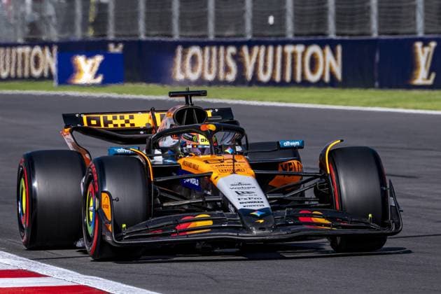 Oscar Piastri driving McLaren MCL39 during qualifying ahead of the F1 Grand Prix of Mexico at Autodromo Hermanos Rodriguez on October 25, 2025 in Mexico City, Mexico. Copyright: xRichardxCallis SPPx Sportspressphoto_SPR51525