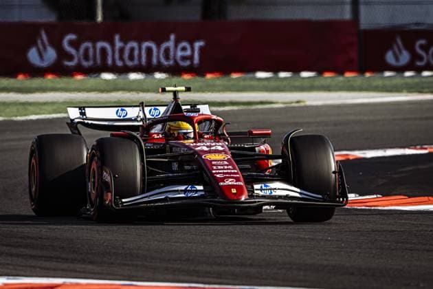 Lewis Hamilton driving Ferrari SF-25 during qualifying ahead of the F1 Grand Prix of Mexico at Autodromo Hermanos Rodriguez on October 25, 2025 in Mexico City, Mexico. Copyright: xRichardxCallis SPPx Sportspressphoto_SPR51553