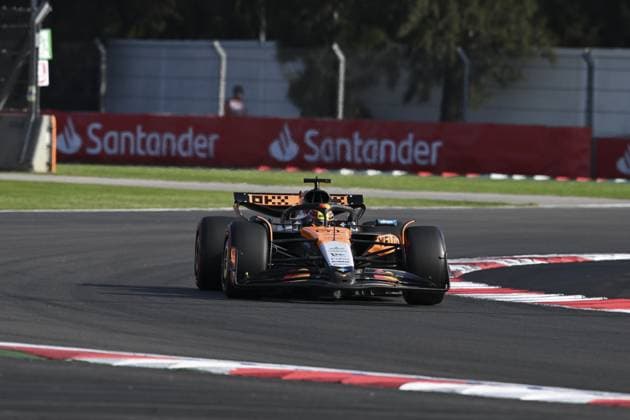 Oscar Piastri driving McLaren MCL39 during qualifying ahead of the F1 Grand Prix of Mexico at Autodromo Hermanos Rodriguez on October 25, 2025 in Mexico City, Mexico. Copyright: xRichardxCallis SPPx Sportspressphoto_SPR51554
