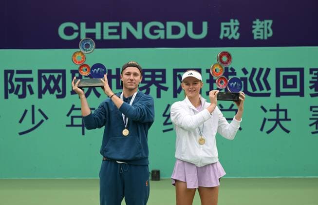 2025 ITF World Tennis Tour Junior Finals Chengdu , China Girls Single Champion Jeline Vandromme (BEL) Boys Single Champion Max Schoenhaus (GER)
