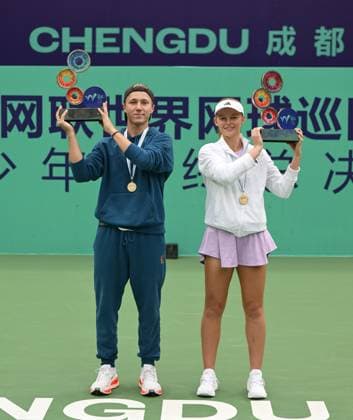 2025 ITF World Tennis Tour Junior Finals Chengdu , China Girls Single Champion Jeline Vandromme (BEL) Boys Single Champion Max Schoenhaus (GER)