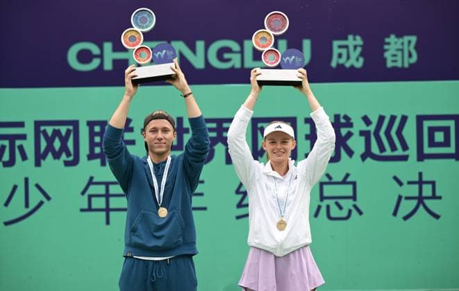 2025 ITF World Tennis Tour Junior Finals Chengdu , China Girls Single Champion Jeline Vandromme (BEL) Boys Single Champion Max Schoenhaus (GER)