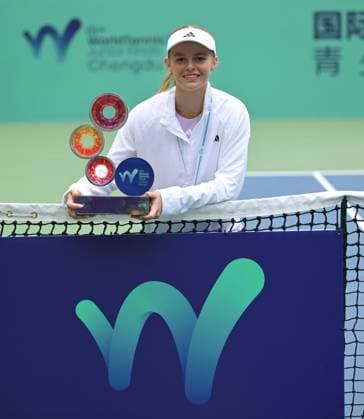 2025 ITF World Tennis Tour Junior Finals Chengdu , China Girls Single Final Jeline Vandromme (BEL) vs. Kristina Penickova (USA) Winner :Jeline Vandromme (BEL)