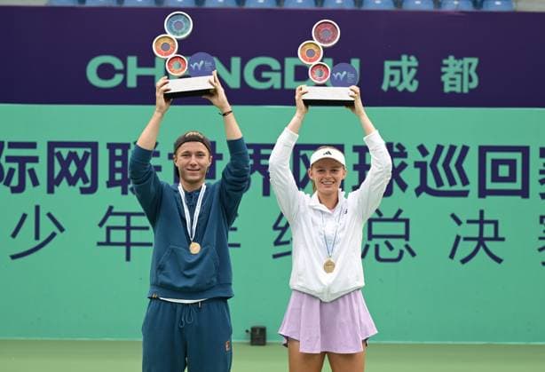 2025 ITF World Tennis Tour Junior Finals Chengdu , China Girls Single Champion Jeline Vandromme (BEL) Boys Single Champion Max Schoenhaus (GER)