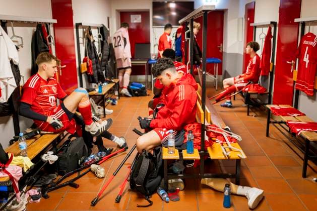 Düsseldorf, Germany. 25h Oct 2025. Fortuna Düsseldorf - BFC Preussen Berlin Deutsche Amputierten Meisterschaft 25.10.2025