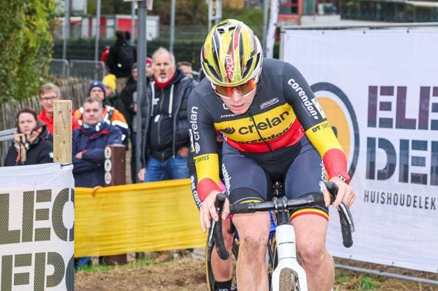 Telenet Superprestige Overijse OVERIJSE, BELGIUM - OCTOBER 26 : Norbert Riberolle Marion (BEL) of Crelan - Corendon in action during the Telenet Superprstige Overijse cyclorcross pictured on October 26, 2025 in Overijse, Belgium, 26 10 2025 Overijse Belgium  Copyright: xGbax