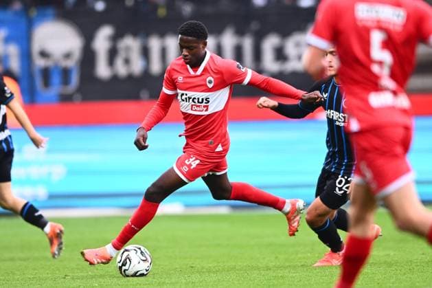 Royal Antwerp FC v Club Brugge - Jupiler Pro League DEURNE, BELGIUM - OCTOBER 26 : Diawara Mahamadou midfielder of Royal Antwerp FC during the Jupiler Pro League match between Royal Antwerp FC and Club Brugge on October 26, 2025 in Deurne, Belgium, 26 10 2025 Deurne Belgium  Copyright: xGvgx