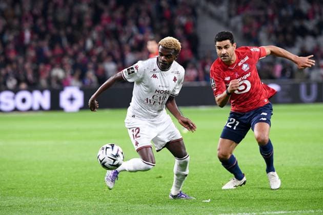 LOSC Lille v FC Metz - Ligue 1 McDonald s 2025 2026 12 Alpha Amadou TOURE (fcm) during the Ligue 1 McDonald s match between Lille and Metz at Stade Pierre Mauroy on October 26, 2025 in Lille, France. Lille France  Copyright: xFEPx 776348170