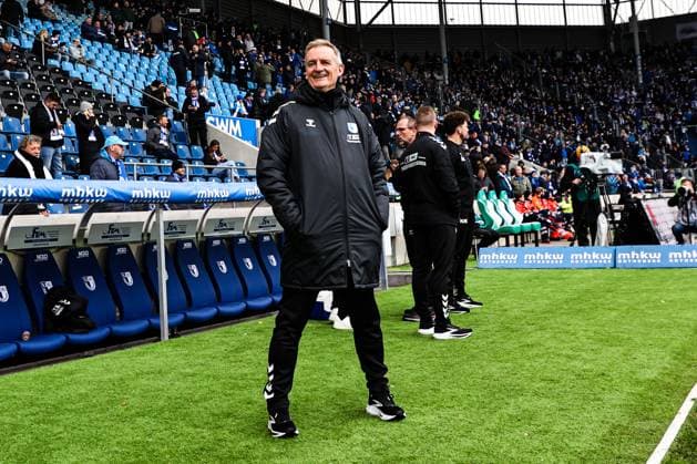 Trainer Petrik Sander (1. FC Magdeburg) - 2. Fußball Bundesliga Saison 2025-2026 1. FC Magdeburg vs. Preussen Münster in der Avnet Arena in Magdeburg - Fußball,Mann,Männer,Deutschland,26.10.2025