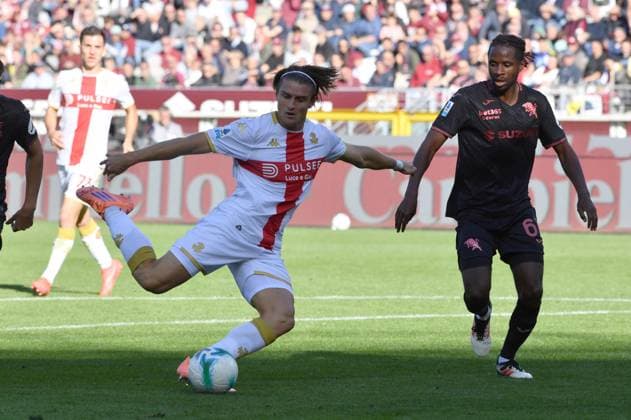 Foto IPP Massimo Rana Torino 26-10-2025 Calcio Campionato di Serie A 2025 2026 Torino-Genoa 2-1 nella foto lorenzo colombo Italy Photo Press - World Copyright italy ITALY  Copyright: xR4924_italyphotopressx