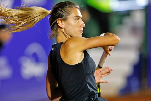 RECORD DATE NOT STATED WTA, Tennis Damen QUERETARO OPEN 125 WTA QUERETARO OPEN 125 BEJLEK VS COLMEGNA 25102025 QUERETARO, QUERETARO, MEXICO. Action photo of italian Martina Colmegna during day 6 of the WTA Queretaro Open 125, held a the Club Campestre de Queretaro against czech Sara Bejlek italian Martina Colmegna. Foto de accion de la de la italiana Martina Colmegna, durante el dia 3 del WTA Queretaro Open 125, celebrado en el Club Campestre de Queretaro en contra de la chequia Sara Bejlek. PHOTO BY IMAGENSHOP AGENCIA FOTOGRAFICA QUERETARO QUERETARO MEXICO Copyright: xIMAGENSHOPxAGENCIAxFOTOGRAFICAx