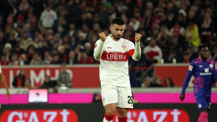 26.10.25 VfB Stuttgart - 1. FSV Mainz 05 Deutschland, Stuttgart, 26.10.2025, Fussball, Bundesliga, Saison 2025 2026, VfB Stuttgart - 1. FSV Mainz 05: Deniz Undav (VfB Stuttgart).