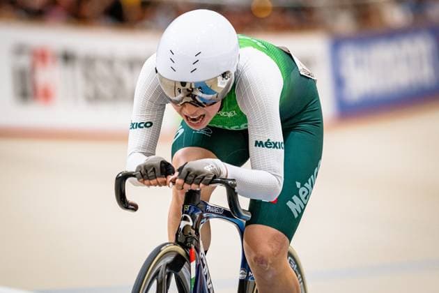 ACEVEDO MENDOZA Yareli: UCI Track cycling, Rad, Radsport, Bahnrad, Bahn World Championships 2025 ACEVEDO MENDOZA Yareli ( MEX ) Mexico Querformat - quer - horizontal - Landscape - Event Veranstaltung: UCI Track Cycling World Championships 2025 - Category Kategorie: Cycling - Track Cycling World Championships - Elite Women - Location Ort: South America Chile - Santiago de Chile - Velodromo Parque Penalolen Instituto - Discipline: Points Race - Distance: 25 km - Date Datum: 26.10.2025 Sunday Day 5 -