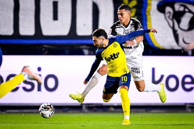 Royale Union Saint-Gilloise v Sint-Truidense VV - Jupiler Pro League BRUSSELS, BELGIUM - OCTOBER 26 : Ait El Hadj Anouar midfielder of Union Saint-Gilloise during the Jupiler Pro League match between Royale Union Saint-Gilloise and Sint-Truidense VV on October 26, 2025 in Brussels, Belgium, 26 10 2025  Copyright: xTomasxSiskx