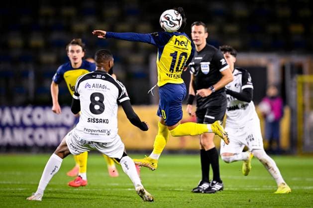 Royale Union Saint-Gilloise v Sint-Truidense VV - Jupiler Pro League BRUSSELS, BELGIUM - OCTOBER 26 : Ait El Hadj Anouar midfielder of Union Saint-Gilloise during the Jupiler Pro League match between Royale Union Saint-Gilloise and Sint-Truidense VV on October 26, 2025 in Brussels, Belgium, 26 10 2025  Copyright: xTomasxSiskx
