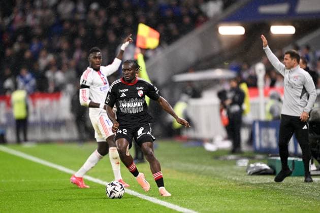 Olympique Lyonnais v RC Strasbourg Alsace - Ligue 1 McDonald s 2025 2026 42 Abdoul OUATTARA (rcsa) during the Ligue 1 McDonald s match between Lyon and Strasbourg at Groupama Stadium on October 26, 2025 in Lyon, France. Lyon France  Copyright: xFEPx 776348169