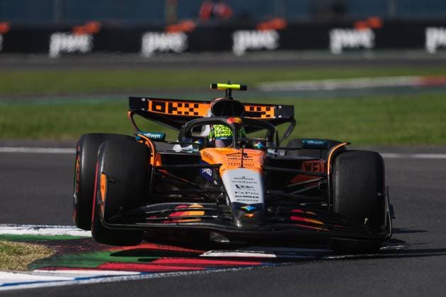 F1 - MEXICO CITY GRAND PRIX 2025 04 NORRIS Lando (gbr), McLaren F1 Team MCL39, action during the 2025 Formula 1 Mexico City Grand Prix, 20th round of the 2025 FIA Formula One World Championship, WM, Weltmeisterschaft from October 24 to 26, 2025 on the Autodromo Hermanos Rodriguez, in Mexico City, Mexico - Mexico CityMexico  Copyright: xANTONINxVINCENTx