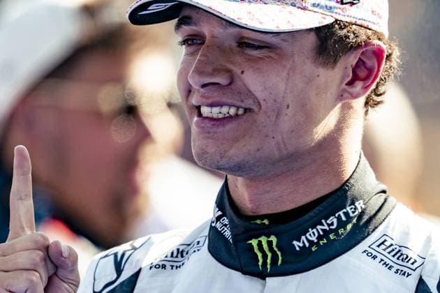 Lando Norris of McLaren after winning in McLaren MCL39 during the F1 Grand Prix of Mexico race at Autodromo Hermanos Rodriguez on October 26, 2025 in Mexico City, Mexico Copyright: xRichardxCallis SPPx Sportspressphoto_SPR52296
