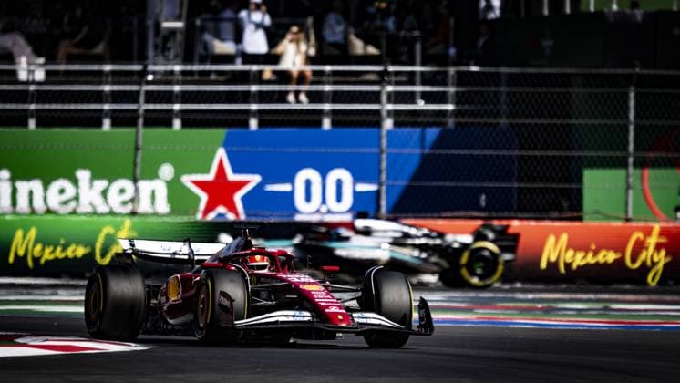 Charles Leclerc driving Ferrari SF-25 during the F1 Grand Prix of Mexico race at Autodromo Hermanos Rodriguez on October 26, 2025 in Mexico City, Mexico Copyright: xRichardxCallis SPPx Sportspressphoto_SPR52333