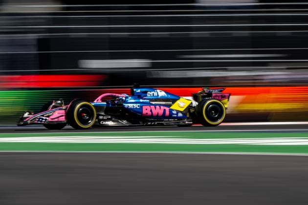 MEXICO CITY, MEXICO: Pierre Gasly, racing for the Alpine team during the 2025 Formula 1 Mexico City Grand Prix at the Autodromo Hermanos Rodriguez in Mexico City, Mexico