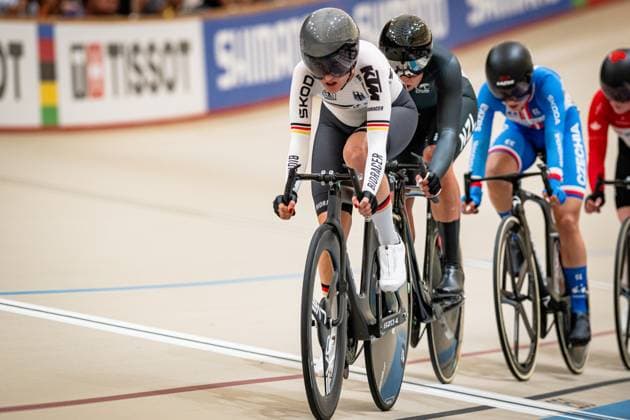 TEUTENBERG Lea Lin: UCI Track cycling, Rad, Radsport, Bahnrad, Bahn World Championships 2025 TEUTENBERG Lea Lin ( GER ) Germany Querformat - quer - horizontal - Landscape - Event Veranstaltung: UCI Track Cycling World Championships 2025 - Category Kategorie: Cycling - Track Cycling World Championships - Elite Women - Location Ort: South America Chile - Santiago de Chile - Velodromo Parque Penalolen Instituto - Discipline: Points Race - Distance: 25 km - Date Datum: 26.10.2025 Sunday Day 5 -