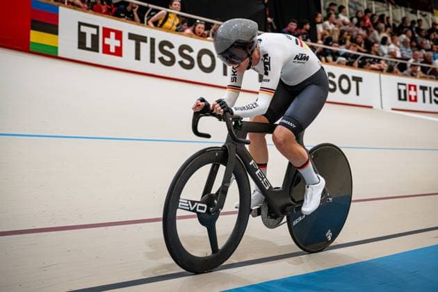 TEUTENBERG Lea Lin: UCI Track cycling, Rad, Radsport, Bahnrad, Bahn World Championships 2025 TEUTENBERG Lea Lin ( GER ) Germany Querformat - quer - horizontal - Landscape - Event Veranstaltung: UCI Track Cycling World Championships 2025 - Category Kategorie: Cycling - Track Cycling World Championships - Elite Women - Location Ort: South America Chile - Santiago de Chile - Velodromo Parque Penalolen Instituto - Discipline: Points Race - Distance: 25 km - Date Datum: 26.10.2025 Sunday Day 5 -