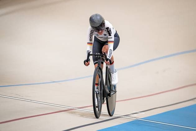 TEUTENBERG Lea Lin: UCI Track cycling, Rad, Radsport, Bahnrad, Bahn World Championships 2025 TEUTENBERG Lea Lin ( GER ) Germany Querformat - quer - horizontal - Landscape - Event Veranstaltung: UCI Track Cycling World Championships 2025 - Category Kategorie: Cycling - Track Cycling World Championships - Elite Women - Location Ort: South America Chile - Santiago de Chile - Velodromo Parque Penalolen Instituto - Discipline: Points Race - Distance: 25 km - Date Datum: 26.10.2025 Sunday Day 5 -