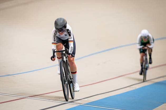 TEUTENBERG Lea Lin: UCI Track cycling, Rad, Radsport, Bahnrad, Bahn World Championships 2025 TEUTENBERG Lea Lin ( GER ) Germany Querformat - quer - horizontal - Landscape - Event Veranstaltung: UCI Track Cycling World Championships 2025 - Category Kategorie: Cycling - Track Cycling World Championships - Elite Women - Location Ort: South America Chile - Santiago de Chile - Velodromo Parque Penalolen Instituto - Discipline: Points Race - Distance: 25 km - Date Datum: 26.10.2025 Sunday Day 5 -