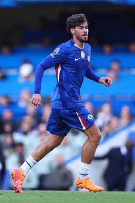 London, England, 25th October 2025. Marc Guiu of Chelsea during the Chelsea vs Sunderland Premier League match at Stamford Bridge, London. Picture credit should read: Paul Terry Sportimage EDITORIAL USE ONLY. No use with unauthorised audio, video, data, fixture lists, club league logos or live services. Online in-match use limited to 120 images, no video emulation. No use in betting, games or single club league player publications. SPI_083_PT_Chelsea_Sunderland SPI-4235-0083