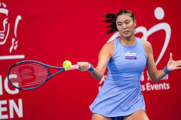 Hong Kong Tennis Open - Day 3 Taiwanese tennis player Chan Hao-ching during a match at the Hong Kong Tennis Open on October 27, 2025 in Hong Kong (Photo by Vernon Yuen Nexpher Images) Hong Kong