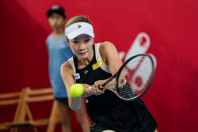 Hong Kong Tennis Open - Day 3 Japanese tennis player Momoko Kobori during a match at the Hong Kong Tennis Open on October 27, 2025 in Hong Kong (Photo by Vernon Yuen Nexpher Images) Hong Kong