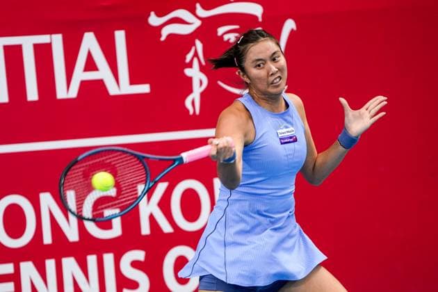 Hong Kong Tennis Open - Day 3 Taiwanese tennis player Chan Hao-ching during a match at the Hong Kong Tennis Open on October 27, 2025 in Hong Kong (Photo by Vernon Yuen Nexpher Images) Hong Kong