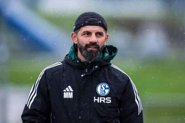 27.10.2025, Fussball, Saison 2025 2026, Training FC Schalke 04, Trainer Miron Muslic (FC Schalke 04), Gelsenkirchen Trainingsgelände FC Schalke 04 NRW Deutschland xRHR-FOTO YYx Copyright: RHR-FOTOx RHR-FOTO YY