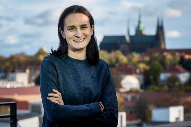 Speed skater Martina Sablikova poses for photographers at a press conference, PK, Pressekonferenz before the start of the season, which will be the last of her career, Prague, October 27, 2025. (CTKxPhoto VitxSimanek) CTKPhotoP2025102705005  CTKPhotoP2025102705005