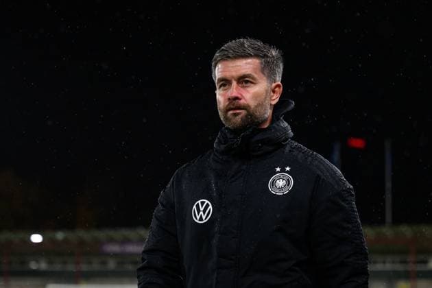 251027 Head coach Jos Bolt of Germany ahead of the International Friendly, Länderspiel, Nationalmannschaft under-23 football match between Sweden and Germany on October 27, 2025 in Malmö. Photo: Christoffer Borg Mattisson BILDBYRAN COP 261 CB0483 fotboll football soccer fotball u23 under 23 sverige sweden germany dam bbeng landslag Copyright: CHRISTOFFERxBORGxMATTISSON BB251027CB034