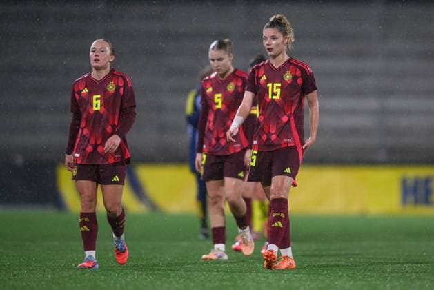 251027 Julia Landenberger of Germany during the International Friendly, Länderspiel, Nationalmannschaft under-23 football match between Sweden and Germany on October 27, 2025 in Malmö. Photo: Christoffer Borg Mattisson BILDBYRAN COP 261 CB0483 fotboll football soccer fotball u23 under 23 sverige sweden germany dam bbeng landslag sverige sweden tyskland germany Copyright: CHRISTOFFERxBORGxMATTISSON BB251027CB060