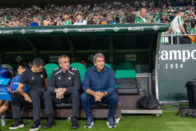 Real Betis head coach, Manuel Pellegrini, before La Liga match between Real Betis and Atlético de Madrid at the Estadio de la Cartuja in Seville, Spain Copyright: xAndresxLopezxSheridanxx xSPPx Sportspressphoto_SPR52620