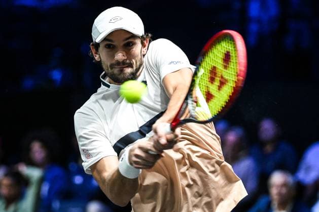 October 28, 2025, Nanterre, France, France: Valentin VACHEROT of Monaco during the second day of the Rolex Paris Masters 1000 tennis tournament at Accor Arena on October 28, 2025 in Nanterre near Paris, France. Nanterre France - ZUMAm308 20251028_zsp_m308_005 Copyright: xMatthieuxMirvillex