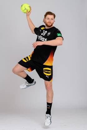 Muenchen: Handball DHB - 25 26 - Deutschland - Fotoshooting Tom Kiesler (Deutschland) Muenchen Bayern Deutschland
