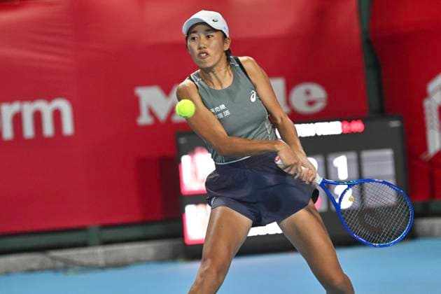 Hong Kong Tennis Open - Day 4 Chinese tennis player Zhang Shuai during a match at the Hong Kong Tennis Open on October 28, 2025 in Hong Kong. (Photo by Kobe Li Nexpher Images) Hong KOng