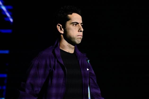 TENNIS : Rolex Paris Masters - Paris - 28 10 2025 Jaume Munar ( Spain ) enters the court during the Rolex Paris Masters at Paris La Defense Arena on October 28, 2025 in Nanterre, France. (Photo by Federico Pestellini PSNewz ) ParisFrance  Copyright: xFedericoxPestellinix