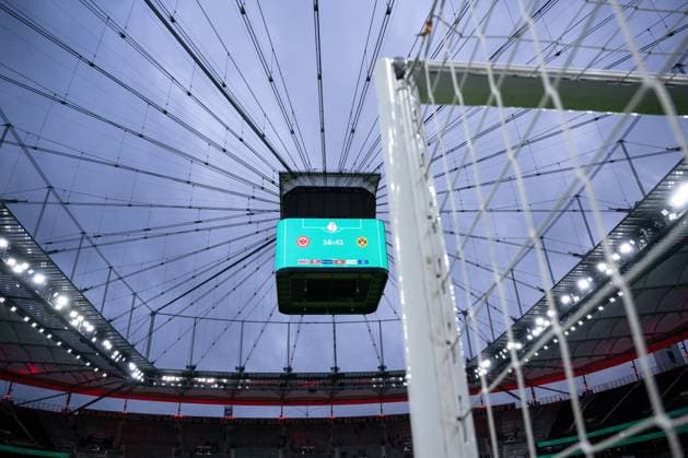26.10.2025, Fussball, DFB-Pokal, 2.Runde, Saison 2025 2026, Eintracht Frankfurt - Borussia Dortmund, Deutsche-Bank-Park, xRHR-FOTO TKx Copyright: RHR-FOTOx RHR-FOTO TK