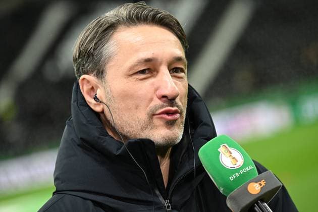 28.10.2025, xjhx, Fussball DFB Pokal 2.Runde, Eintracht Frankfurt - Borussia Dortmund v.l. Trainer Nico Kovac (Borussia Dortmund) (DFL DFB REGULATIONS PROHIBIT ANY USE OF PHOTOGRAPHS as IMAGE SEQUENCES and or QUASI-VIDEO) Frankfurt am Main