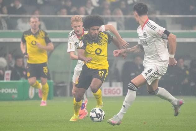 Karim Adeyemi (Borussia Dortmund, BVB) - Frankfurt 28.10.2025: Eintracht Frankfurt vs. Borussia Dortmund, Deutsche Bank Park, 2. Runde DFB-Pokal