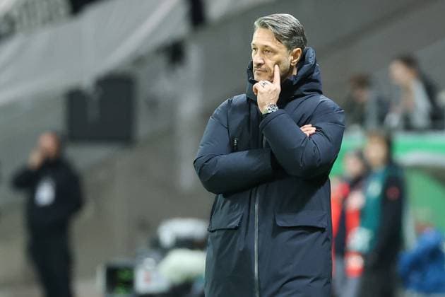 Fußball DFB Pokal - Eintracht Frankfurt - Borussia Dortmund am 28.10.2025 im Deutsche Bank Park in Frankfurt Trainer Niko Kovac (Dortmund) unzufrieden, enttäuscht, enttaeuscht, niedergeschlagen