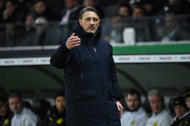 28.10.2025, xjrdrx, Fussball DFB Pokal 2.Runde, Eintracht Frankfurt - Borussia Dortmund v.l. Trainer Niko Kovac (Borussia Dortmund) (DFL DFB REGULATIONS PROHIBIT ANY USE OF PHOTOGRAPHS as IMAGE SEQUENCES and or QUASI-VIDEO) Frankfurt am Main