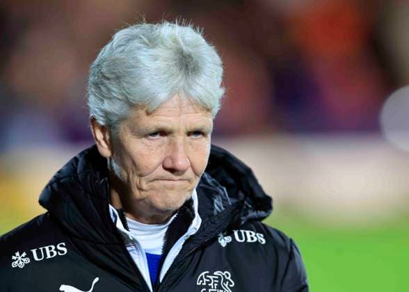 Scotland Women v Switzerland Women International Friendly, Länderspiel, Nationalmannschaft Pia Sundhage Switzerland Women Head Coach during the International Friendly match at KDM Group East End Park, Dunfermline UK Newspapers OUT Copyright: xFredxPalmerx FIL-22413-0032